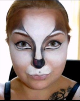 maquillaje de gatita para niña paso a paso